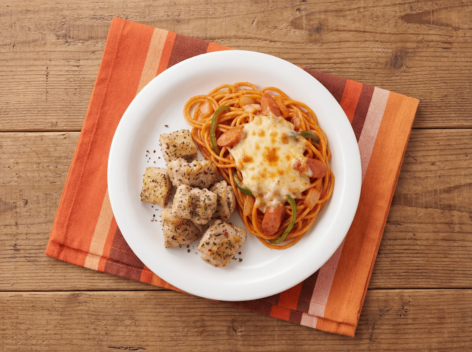 鶏肉のハーブ焼き＆ナポリタン（2026年2月中旬発送予定）