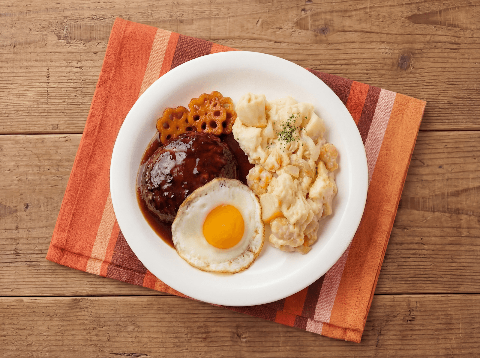 ロコモコ風ハンバーグ＆グラタン（2026年2月中旬発送予定）